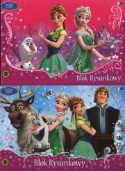 Blok rysunkowy A4 Kraina Lodu 20 kartek 10 sztuk mix. Wydawca: VERTE. Dadada.pl Opakowanie Blok rysunkowy A4 Kraina Lodu 20 kartek 10 sztuk mix