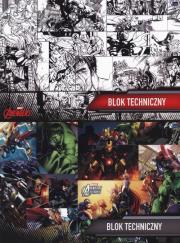 Blok techniczny A4 Avengers Assemble 10 kartek 10 sztuk mix. Wydawca: VERTE. Dadada.pl Opakowanie Blok techniczny A4 Avengers Assemble 10 kartek 10 sztuk mix
