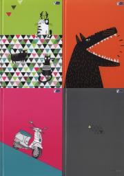 Brulion A5 w kratkę 96 kartek. Wydawca: VERTE. Dadada.pl Opakowanie Brulion A5 w kratkę 96 kartek