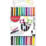 Opakowanie Cienkopis Graph peps duo dwustronny 10 sztuk