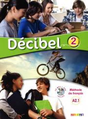 Okładka książki Décibel 2 niv.A2.1-Podręcznik+CD+DVD
