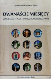 Okładka książki Dwanaście miesięcy w objęciach figur i kapliczek przydrożnych