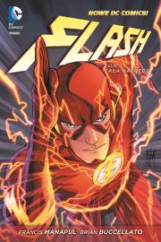 Flash Tom 1 Cała naprzód. Autor: Francis Manapul, Brian Buccellato. Dadada.pl Okładka książki Flash Tom 1 Cała naprzód