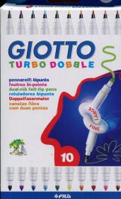 Okładka książki Giotto Flamastry Turbo Dobble 10 sztuk