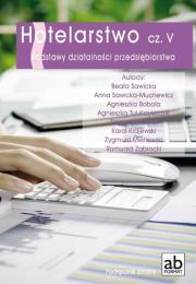 Okładka książki Hotelarstwo cz. V Podstawy dział. przed. FORMAT-AB