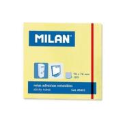Karteczki milan samoprzylepne 76x76 mm żółte 10 sztuk. Wydawca: MILAN. Dadada.pl Opakowanie Karteczki milan samoprzylepne 76x76 mm żółte 10 sztuk