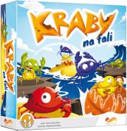 Kraby na fali. Autor: Kermarrec Henri. Dadada.pl Okładka książki Kraby na fali