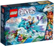 Okładka książki Lego Elves Przygoda Smoka Wody