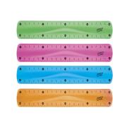 Opakowanie Liinijka 20cm Flex 24 sztuki 4 kolory mix