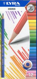 Opakowanie Lyra Kredki trójkątne Osiris 12 sztuk