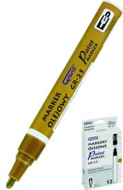 Opakowanie Marker olejowy Grand GR-25 złoty 12 sztuk