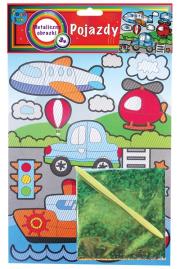 Opakowanie Metaliczne obrazki - Pojazdy STnux