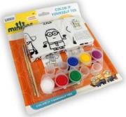 Okładka książki Minionki 2 koszulka do kolorowania 7-8 lat