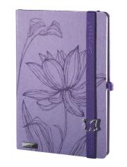 Opakowanie Notes A5 Lovely Butterfly fioletowy linia