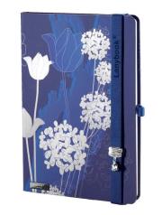 Opakowanie Notes A5 Tulip Mania niebieski linia