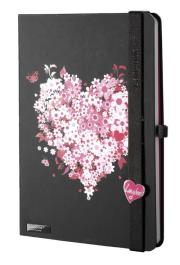 Opakowanie Notes A6 Lovestruck czarny kratka