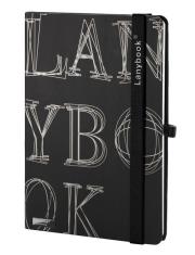 Opakowanie Notes A6 LYO Reflex czarny z czarną gumką linia