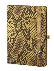 Opakowanie Notes A6 Snake Sharmer żółty linia