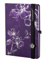 Opakowanie Notes A6 Sparkling Flow fiolet kratka