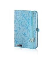 Opakowanie Notes Lanybook A6 Butterfly spirit niebieski kratka