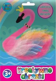 Opakowanie Obrazki do dekorowania tilulem Łabędź STnux