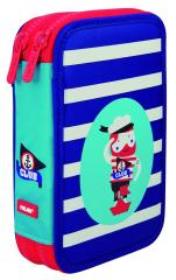 Opakowanie Piórnik 2 poz. z wyprawką Anchor Club nieb. MILAN