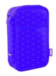 Opakowanie Piórnik 2 poz. z wyprawką Look II fiolet MILAN