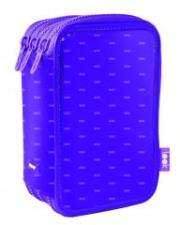 Opakowanie Piórnik 3 poz. z wyprawką Look II fiolet MILAN