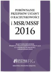 Porównanie przepisów ustawy o rachunkowości i MSR/MSSF 2016. Autor: Trzpioła Katarzyna, Magdziarz Grzegorz. Dadada.pl Okładka książki Porównanie przepisów ustawy o rachunkowości i MSR/MSSF 2016