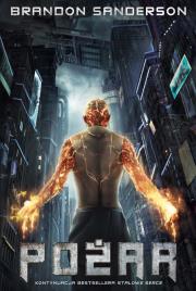 Pożar. Autor: Brandon Sanderson. Dadada.pl Okładka książki Pożar