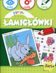 Psotne łamigłówki. Autor:   Praca zbiorowa. Dadada.pl Okładka książki Psotne łamigłówki
