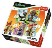 Opakowanie Puzzle 4w1 Portrety TREFL
