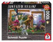 Opakowanie Puzzle Jan Patrik Krasny Dinozaury  1000