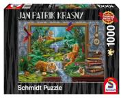 Opakowanie Puzzle Jan Patrik Krasny Tygrysy  1000