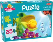 Okładka książki Puzzle maxi MiniMini Śpiąca Rybka  35