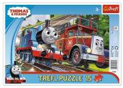 Opakowanie Puzzle ramkowe 15 Tomek i Felek TREFL