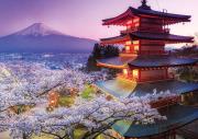 Puzzle Widok na Fudżi, Japonia 2000. Wydawca: Educa Borras. Dadada.pl Opakowanie Puzzle Widok na Fudżi, Japonia 2000