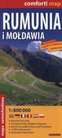 Rumunia i Mołdawia Mapa samochodowa 1:800 000  laminowana. Wydawca: ExpressMap. Dadada.pl Opakowanie Rumunia i Mołdawia Mapa samochodowa 1:800 000  laminowana
