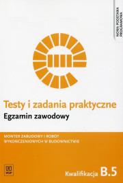 Okładka książki Testy i zadania praktyczne. Egzamin zawodowy. Monter zabudow