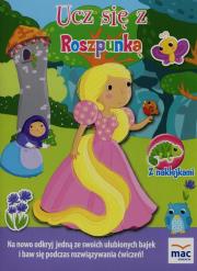 Ucz się z Roszpunką. Autor: Carboneill Benedicte. Dadada.pl Okładka książki Ucz się z Roszpunką