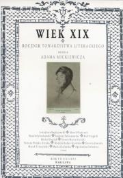 Opakowanie Wiek XIX Rocznik Towarzystwa Literackiego im. Adama Mickiewicza Rok VIII