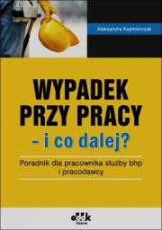 Okładka książki Wypadek przy pracy i co dalej?