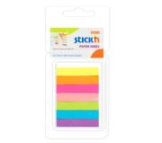 Opakowanie Zakładki indeksujące papierowe 50x10mm, 7 kolorów neon.