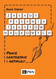 Okładka książki Zasady pisania tekstów naukowych