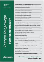 Zeszyty Księgowego nr 6 Podatek odroczony. Autor: Trzpioła Katarzyna, Magdziarz Grzegorz. Dadada.pl Okładka książki Zeszyty Księgowego nr 6 Podatek odroczony