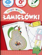 Zwariowane łamigłówki. Autor: praca zbiorowa. Dadada.pl Okładka książki Zwariowane łamigłówki