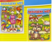 Okładka książki (019)Poznajemy wieś. Malowanki z naklejkami MIX