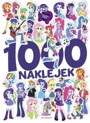 1000 naklejek. Equestria Girls. Autor: Marta Jamrógiewicz. Dadada.pl Okładka książki 1000 naklejek. Equestria Girls
