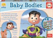 BABY BODIES gra logiczna dla dzieci. Wydawca: Educa Borras. Dadada.pl Opakowanie BABY BODIES gra logiczna dla dzieci