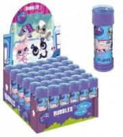 Bańki mydlane Littlest Pet Shop II 55ml 36szt. Wydawca: Mega Creative. Dadada.pl Opakowanie Bańki mydlane Littlest Pet Shop II 55ml 36szt